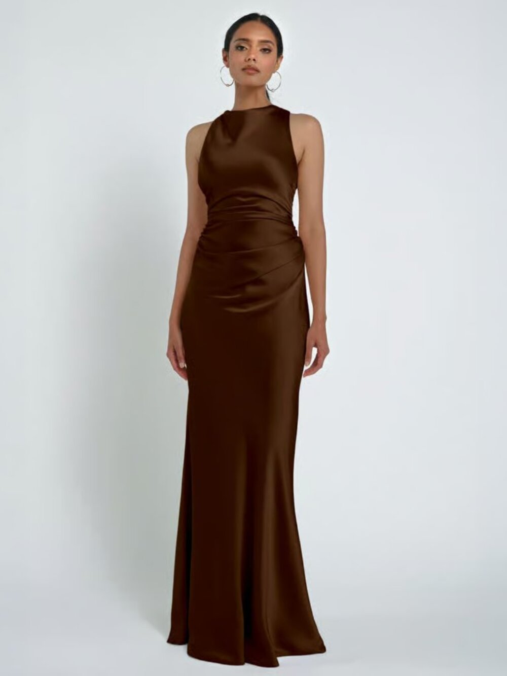Jenny Yoo Grant Dress in Espresso Size 6